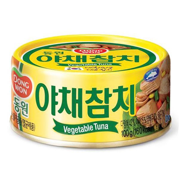 Cá Ngừ Trộn Rau Củ Dongwon Hàn Quốc Hộp 100G