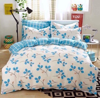 bộ ga gối cotton poly trơn