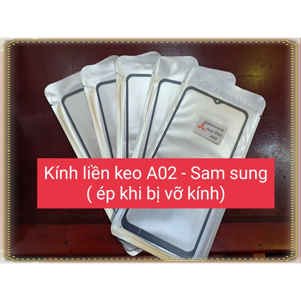 Mặt Kính liền keo A02/A12/M127 - Sam sung
