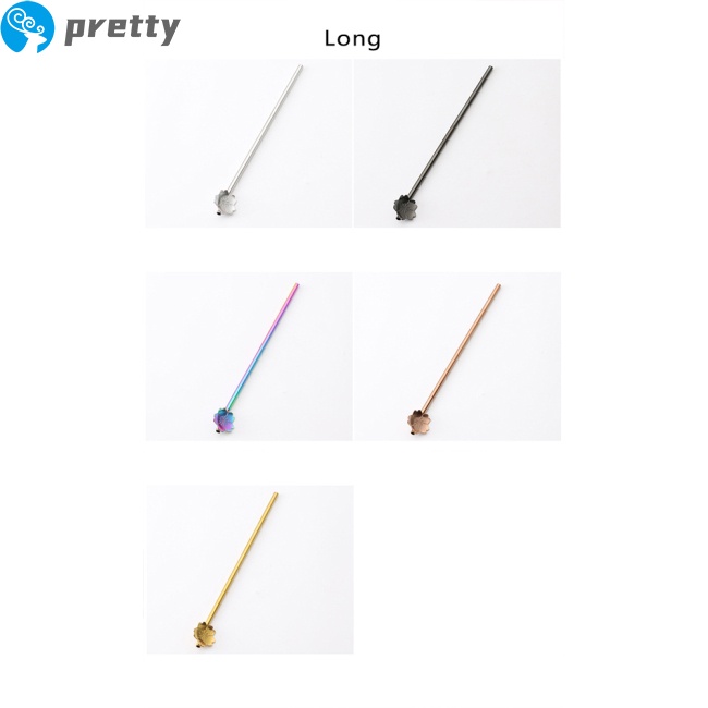 Ống hút đa năng bằng thép không gỉ nhiều màu sắc