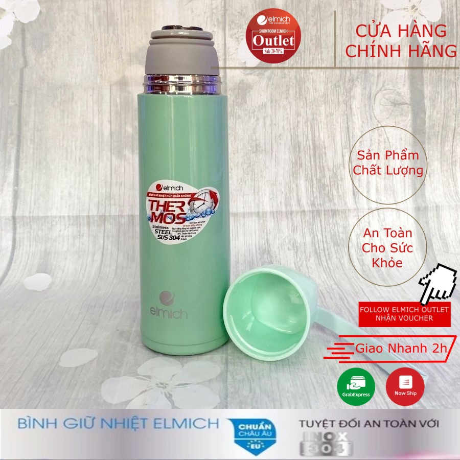 Bình Giữ Nhiệt Inox 304 Nóng 8h Lạnh 12h ELMICH El3658 500ml