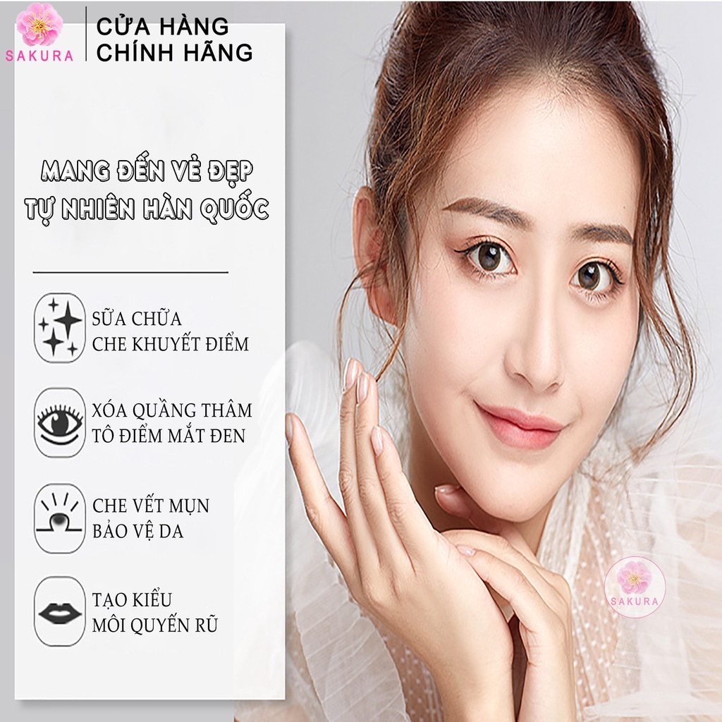 Kem che khuyết điểm Maycreate che phủ khuyết điểm đa năng tiện lợi nội địa trung SAKURA