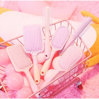 Lược Lúa Mạch Chải Tóc Gỡ Rối Chuyên Dụng, Lược Tạo Nếp Tóc Uốn Phồng