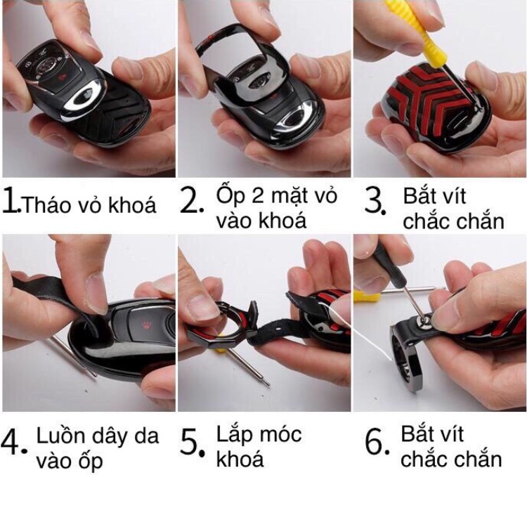 Ốp khóa hợp kim cao cấp TOYOTA 04 - LUXCAR [CAMRY 15-18,INNOVA,FORTUNER 17-20,HILUX]