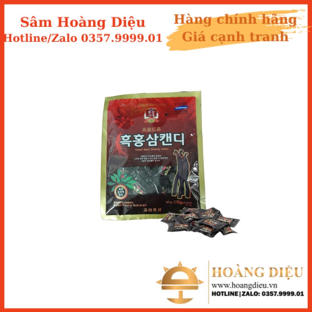 SÂM HOÀNG DIỆU -  Kẹo sâm đen 170g đóng gói Việt Nam