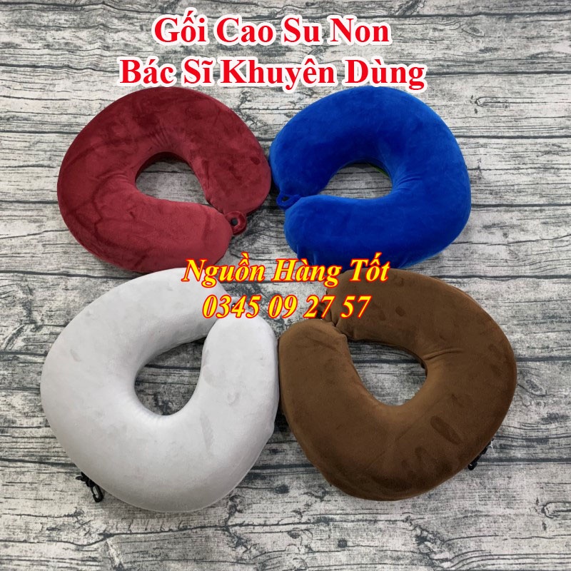 Gối Vòng Cổ SAIGON 30x30x9cm - Gối Kê Cổ Chữ U Dùng Đi Xe Hơi, Ô Tô, Văn Phòng, Du Lịch