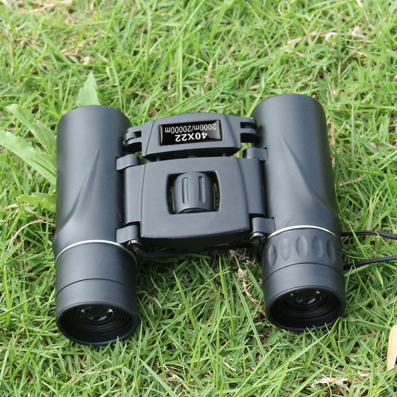 40X22 HD Powerful Binoculars Long Range Folding Mini Telescope BAK4 FMC Optics for  Sports Outdoor Camping Travel
