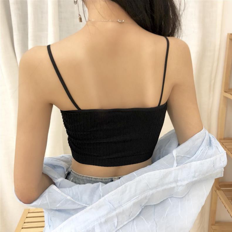 Áo bra quây 2 dây sexy chất cực mát, Áo ngực thể thao, tắm biển, đi bơi co dãn thoải mãi, có mút đệm ngực 1641 bbgr 😍 ༴