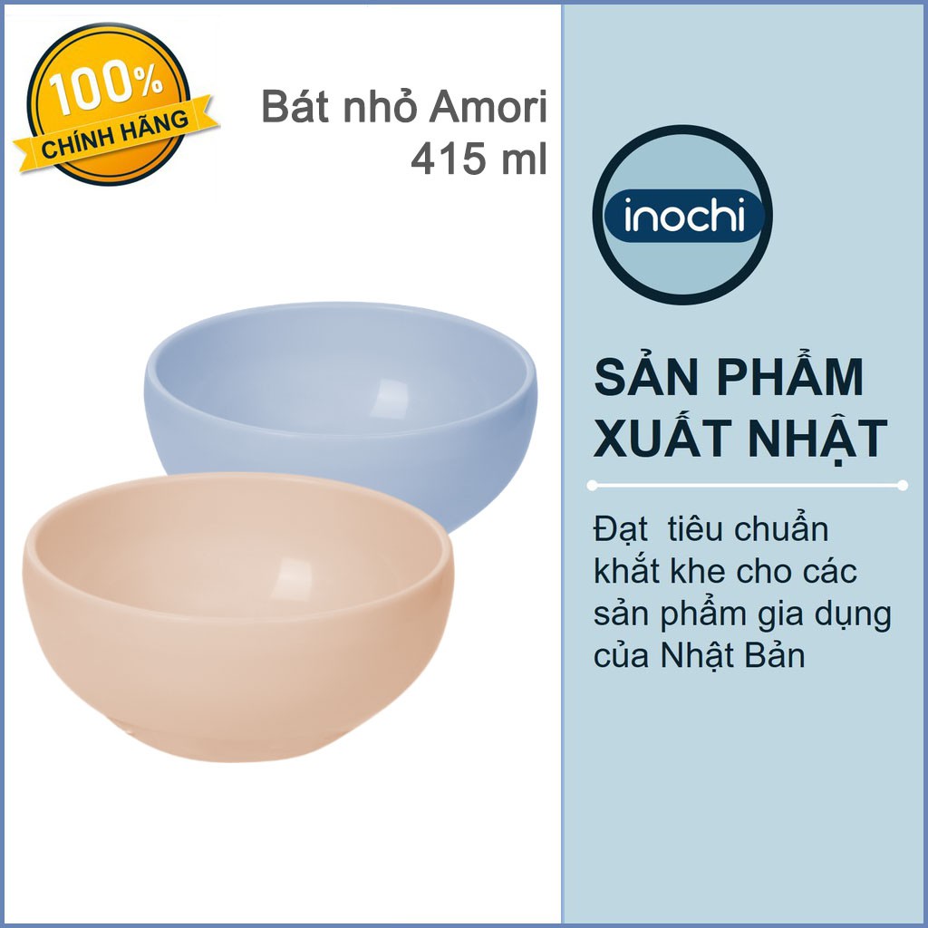 Bát ăn trẻ em cao cấp Inochi Amori 415ml hàng xuất Nhật (giao màu ngẫu nhiên)