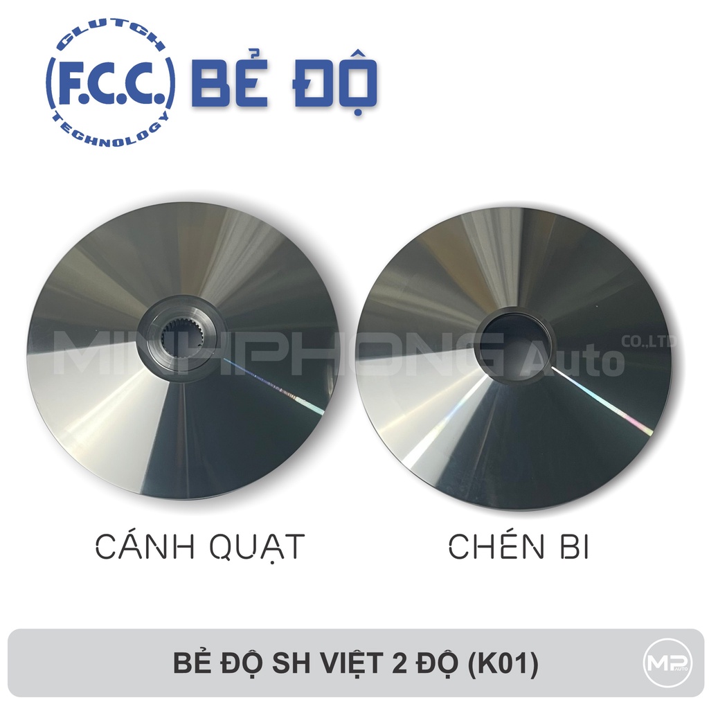 Bộ chén bi cánh quạt nồi trước bẻ độ SH Việt 2 độ