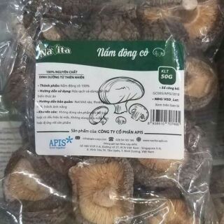 [HCM] Nấm Đông Cô NaViTa gói 50g