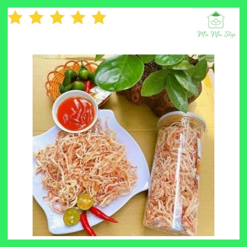 Mực xé sợi hấp nước dừa,hủ 250g,Tongkhominhnguyen