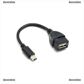 [Ready Stock] Cáp Chuyển Đổi Mini Usb Đực Sang Usb Cái Cho Camera Video