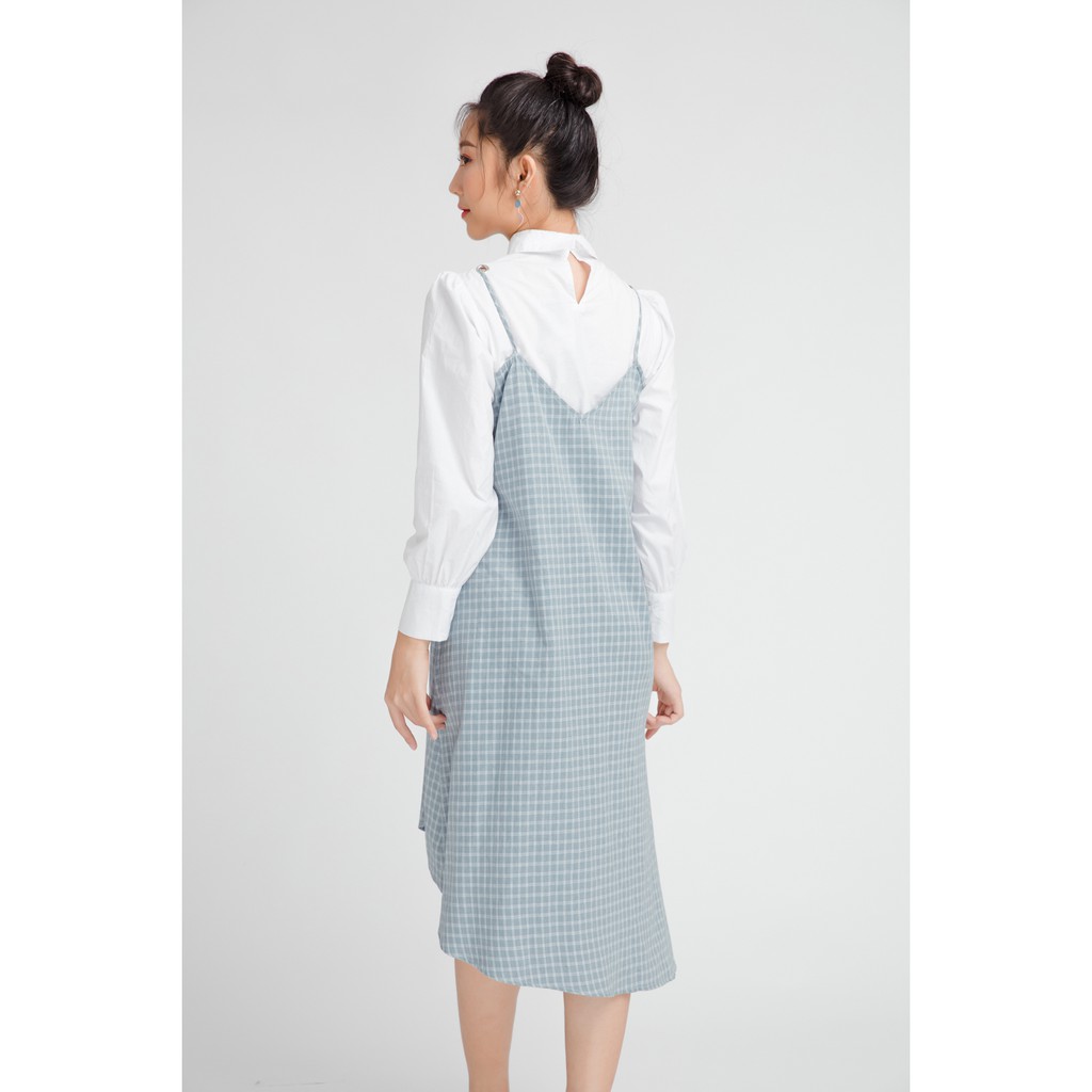 Đầm dài tay gấu chéo - 92Wear | BigBuy360 - bigbuy360.vn
