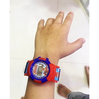 Đồng hồ đeo tay hình kitty, đoremon cho bé