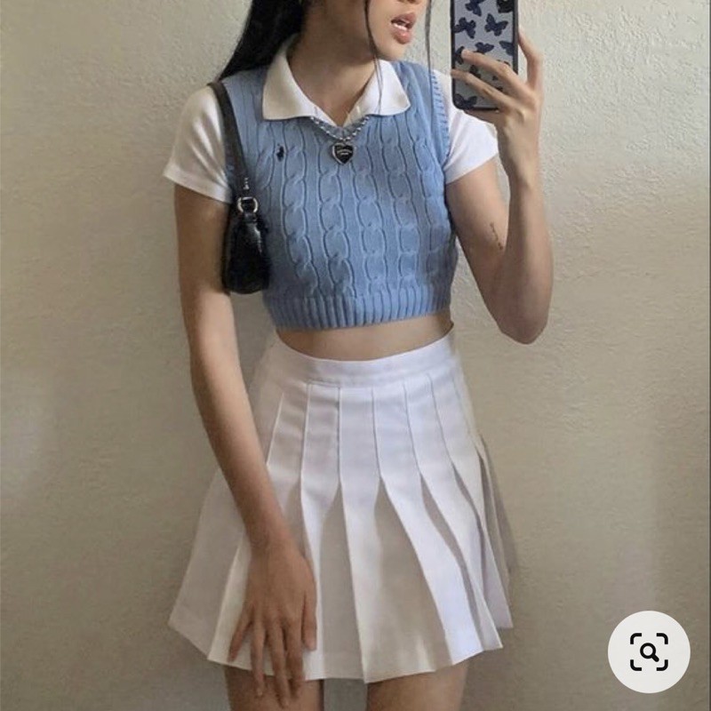 Chân váy xếp li tenis skirt nhiều màu Bazic one | BigBuy360 - bigbuy360.vn