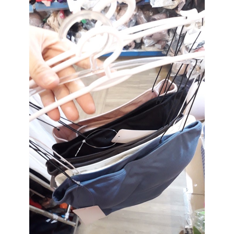 Áo 2 dây mảnh cotton dáng lửng, bra ống quây ngực, thời trang | BigBuy360 - bigbuy360.vn