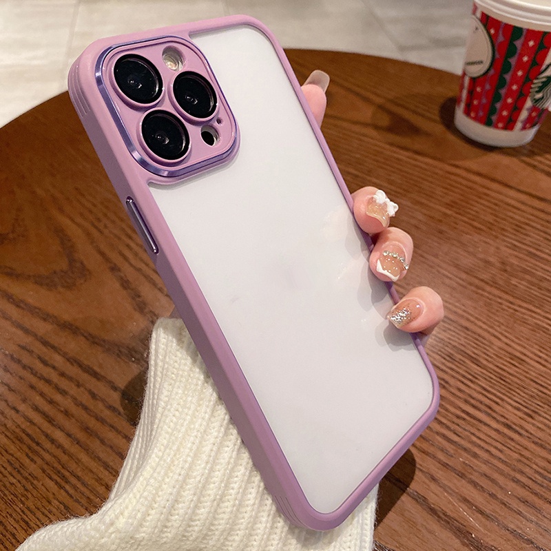 Ốp Điện Thoại Silicon Cứng Trong Suốt Chống Sốc Chống Rơi Cho iPhone XS MAX XR XS 8 7 Plus SE2020 11 Pro