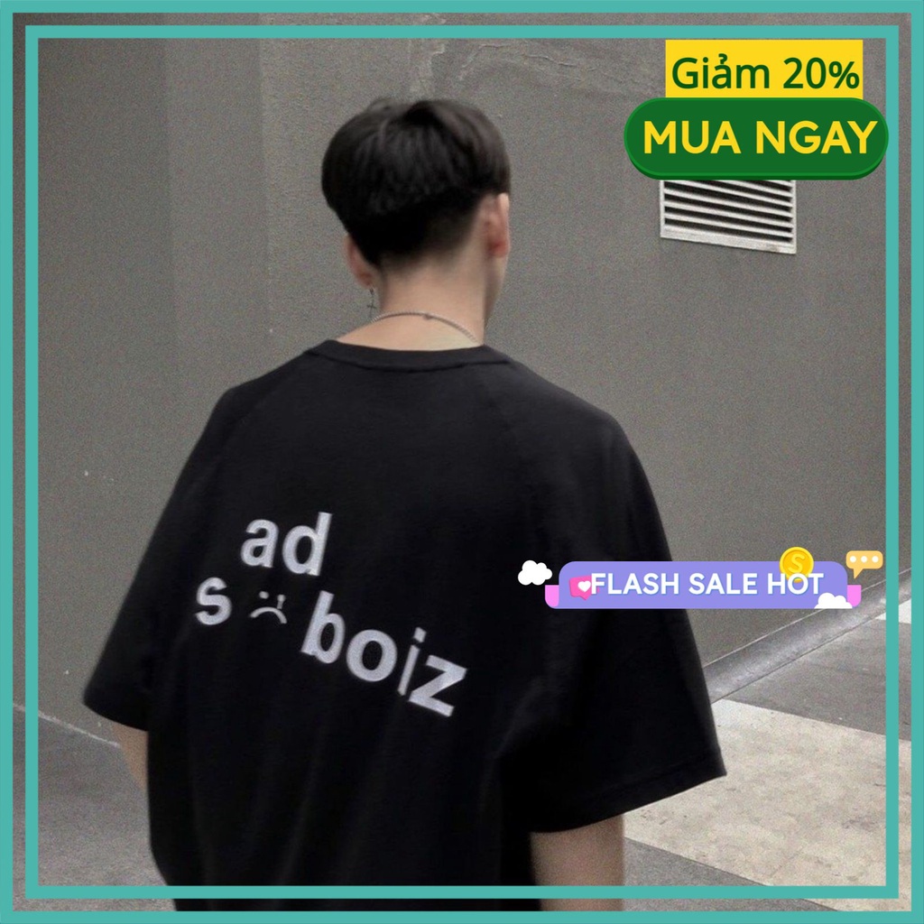 Áo thun nam nữ unisex tay lỡ Sad Boy Sukempink, áo phông form rộng oversize phong cách streetwear