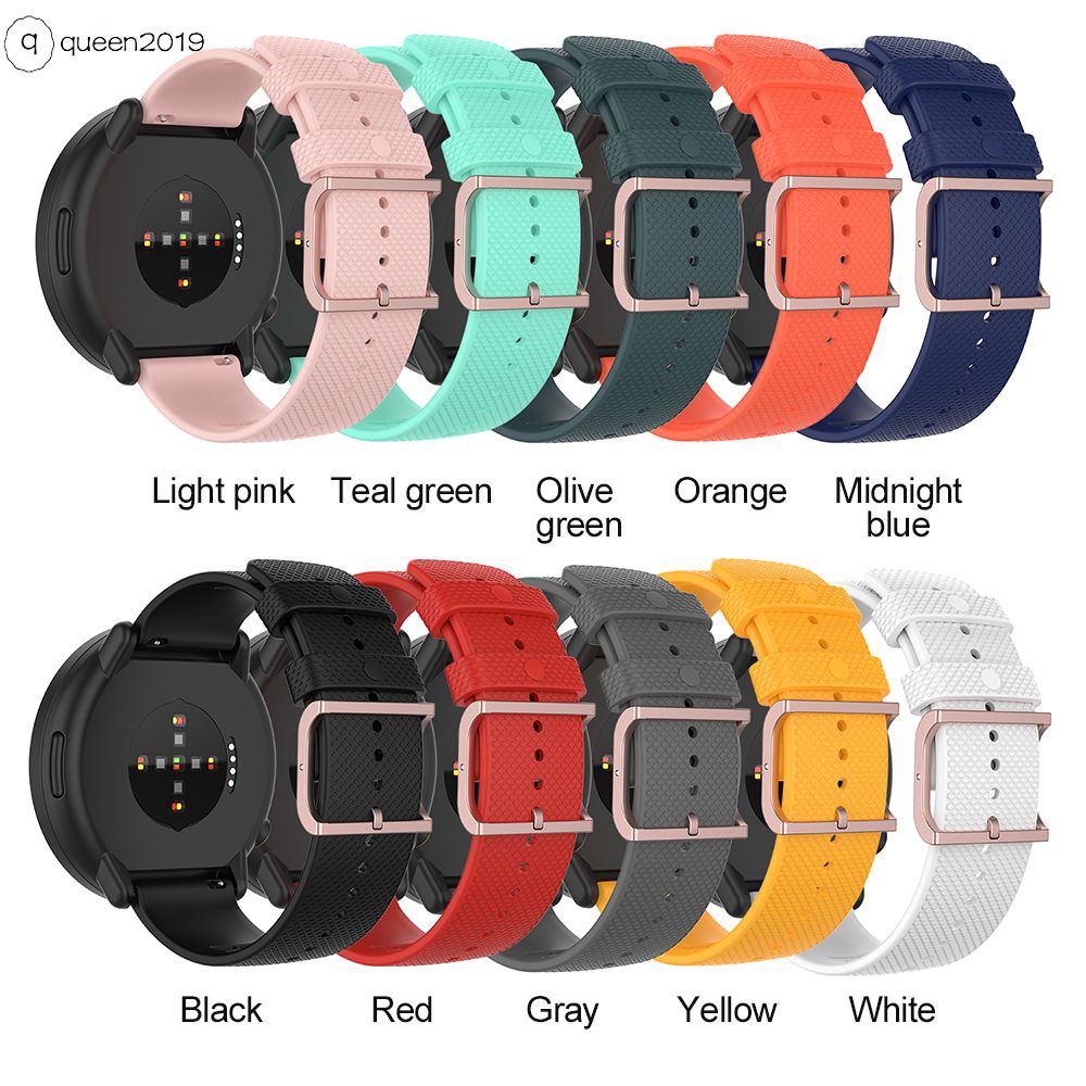 Dây Đồng Hồ Đeo Tay Silicon 22mm Dành Cho Polar Grit X / Vantage M