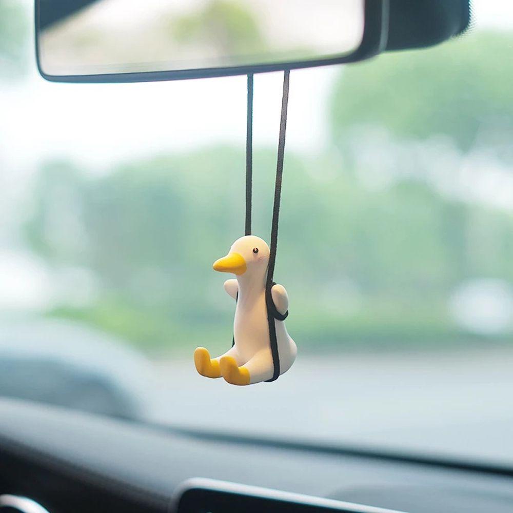 Dây Treo Trang Trí Xe Hơi Hình Chú Vịt Con Handmade REBUY1