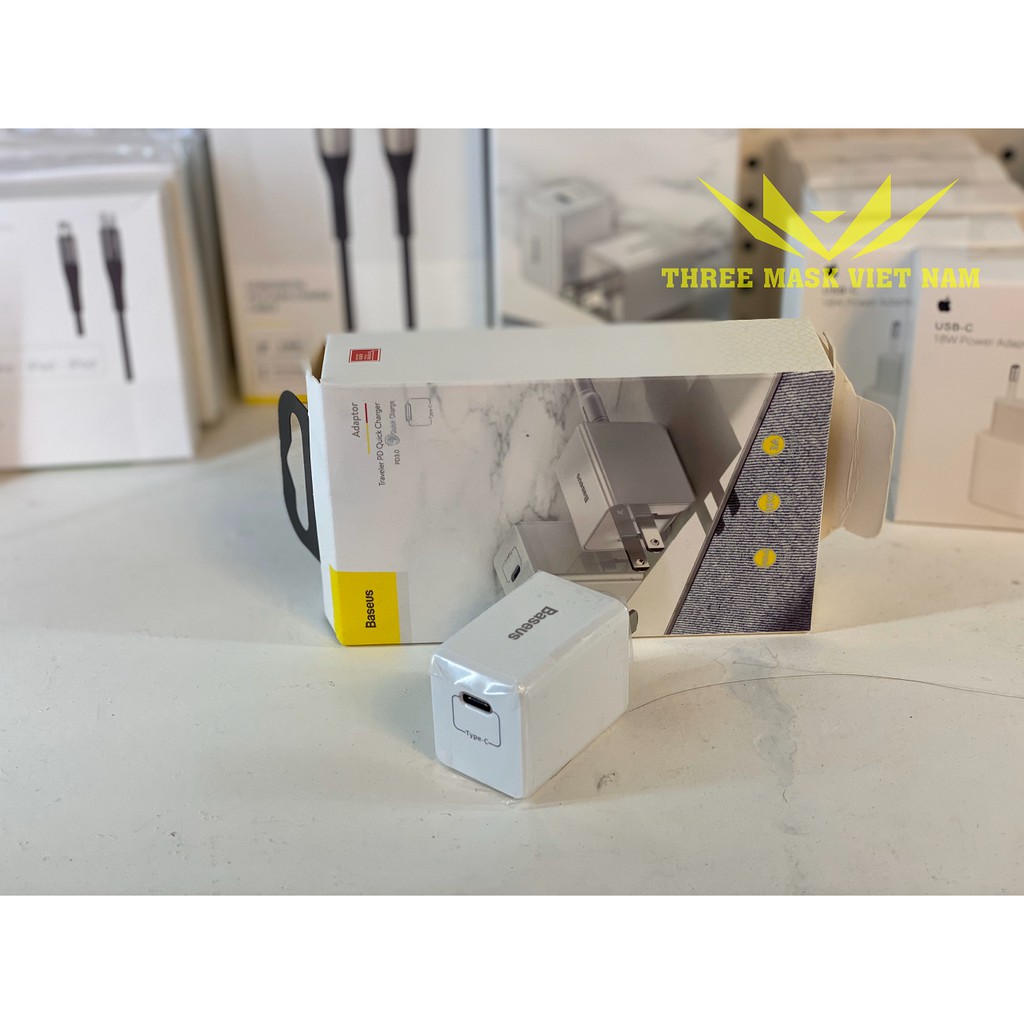 Cáp sạc nhanh baseus USB-C to Lightning 18W PD chuẩn MFi