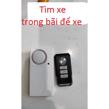 Còi tìm xe , chống trộm xe máy trong bãi hai kiểu chuông, không cần lắp đặt, dễ dàng tìm kiếm