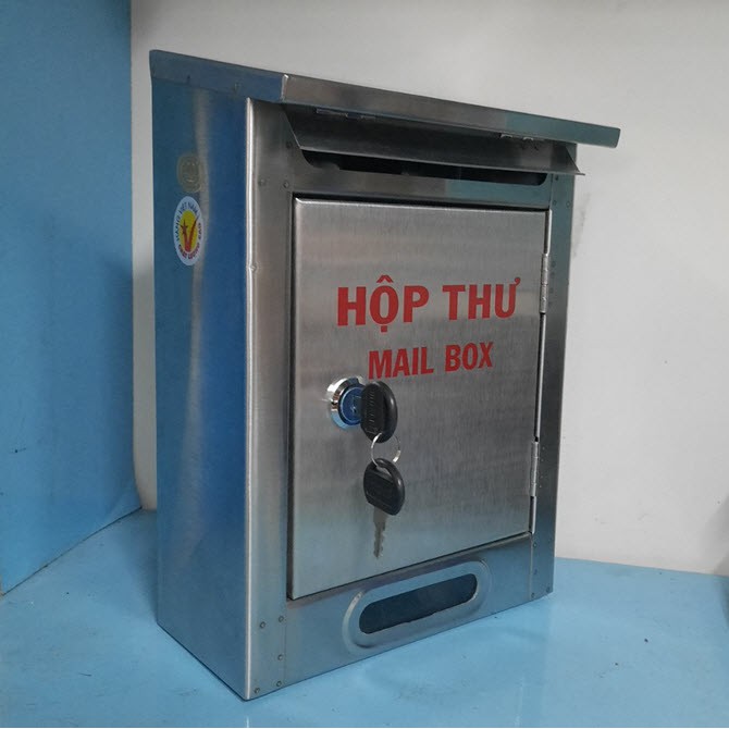 Hộp thư báo inox, hộp thư góp ý, thùng đựng thư inox