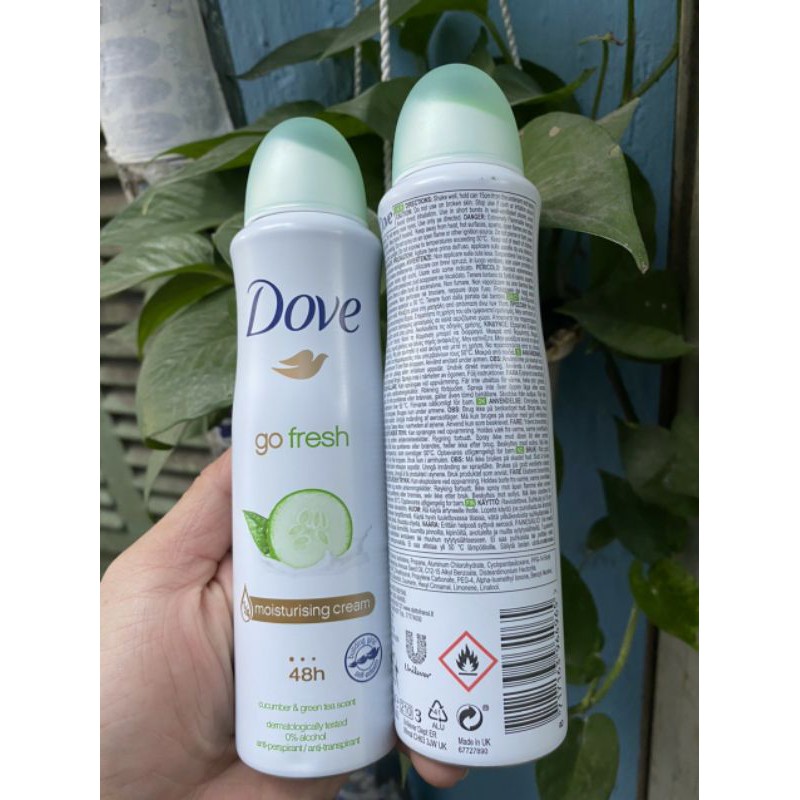 Xịt Khử Mùi Dove 150ml Chính Hãng Giá Tốt