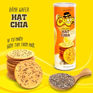 Bánh Wafer Hạt Chia Mr.Crôôp 170G