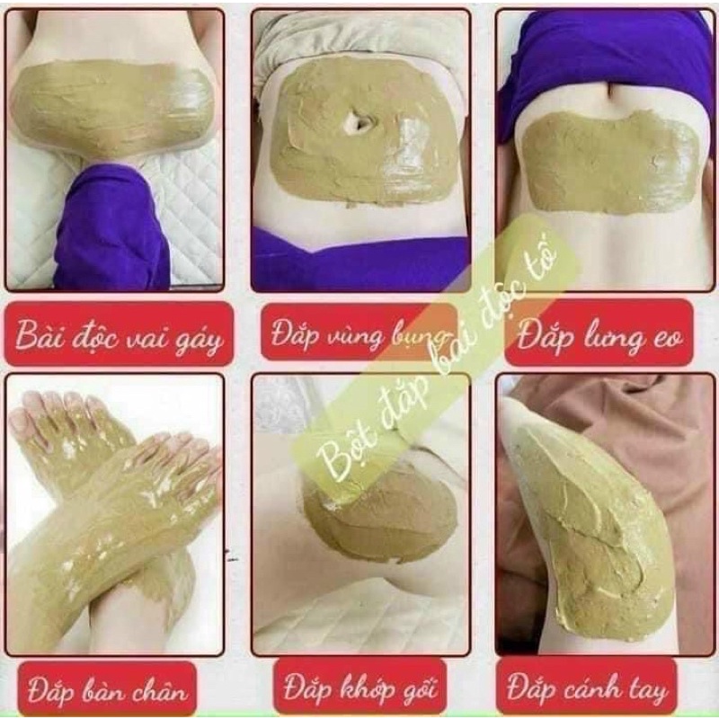 Bột đắp năng lượng-chăm sóc vai gáy- body