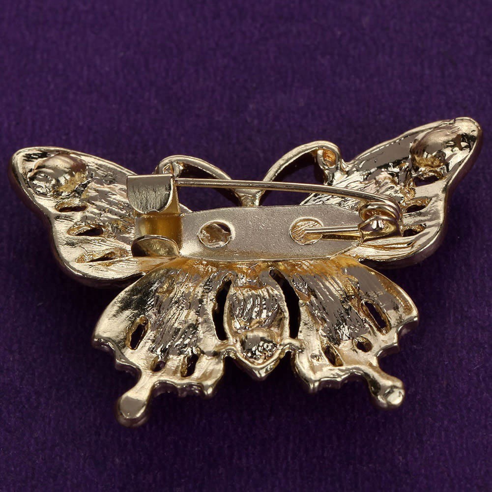 Trâm cài đính đá mạ vàng cho nữ