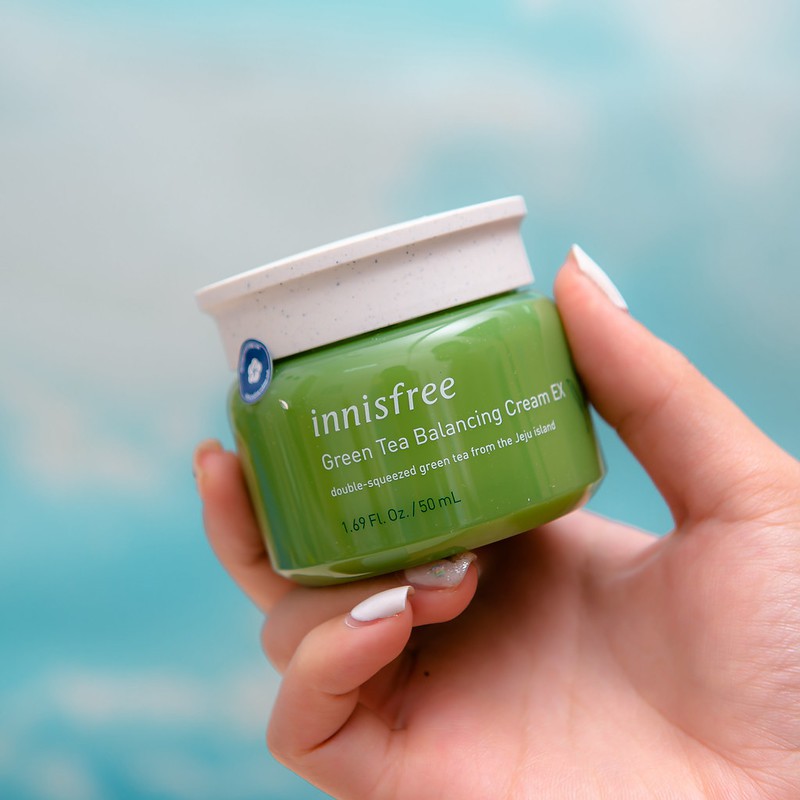 Kem dưỡng Innisfree Green Tea Balancing Cream EX cho da dầu mụn 50ml