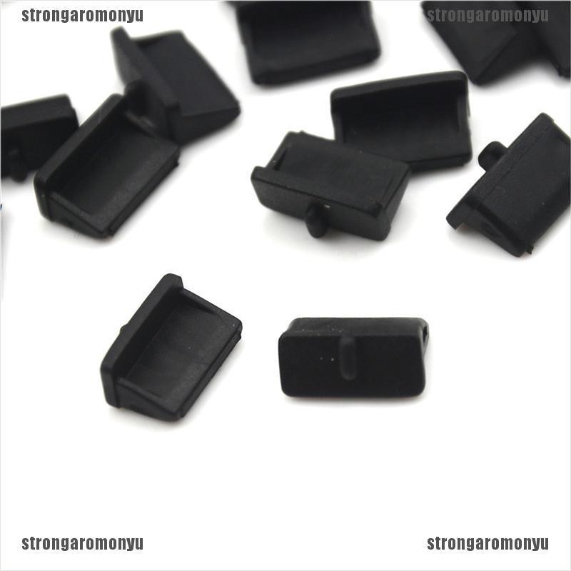 (Hàng Mới Về) Bộ 20 Nắp Nhựa Mềm Cổng Usb Chống Bụi Bảo Vệ Cổng Usb Cho Nữ