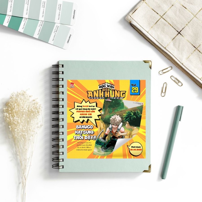 Poster Học viện siêu anh hùng có ống bảo vệ kèm vol 29