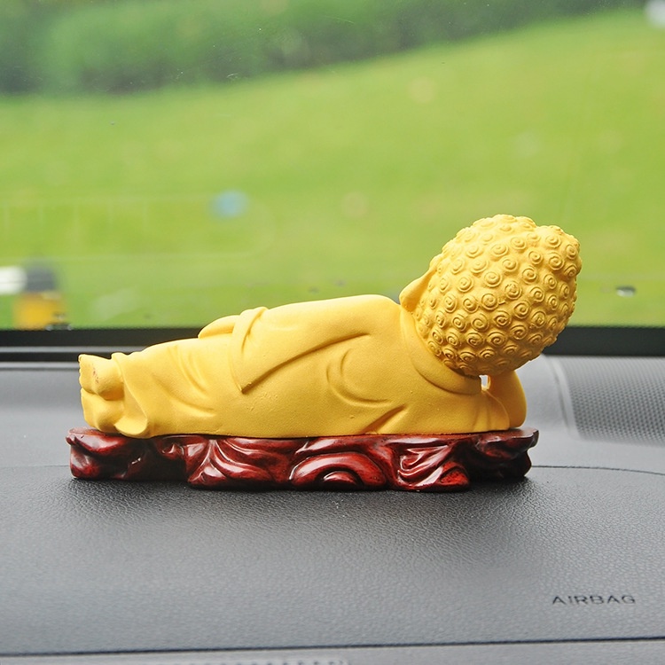 Tượng Phật Thích Ca Mâu Ni Trang Trí Taplo Ô Tô, Bàn Làm Việc, Phòng Khách Cao Cấp - Sang Trọng