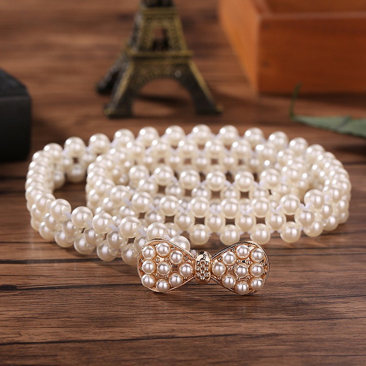 Thắt lưng giả ngọc trai