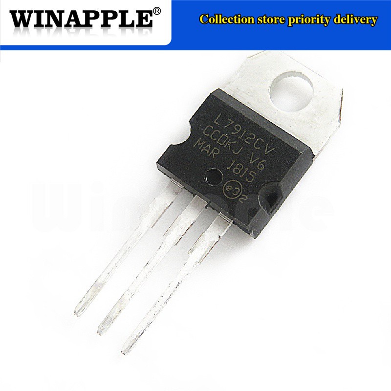 10 Cái / lốc L7912CV L7912 7912 LM7912 MC7912 TO-220 Mới Chính Hãng Còn Hàng
