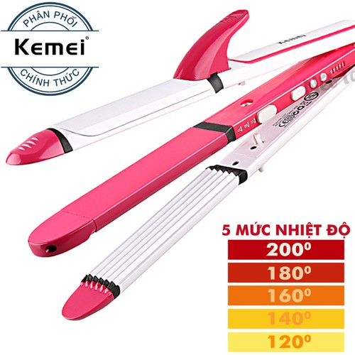 [Mã COSHOT27 giảm 10% đơn 300K] Máy tạo kiểu tóc 3in1 điều chỉnh nhiệt độ KEMEI 3304 - Hàng nhập khẩu | BigBuy360 - bigbuy360.vn