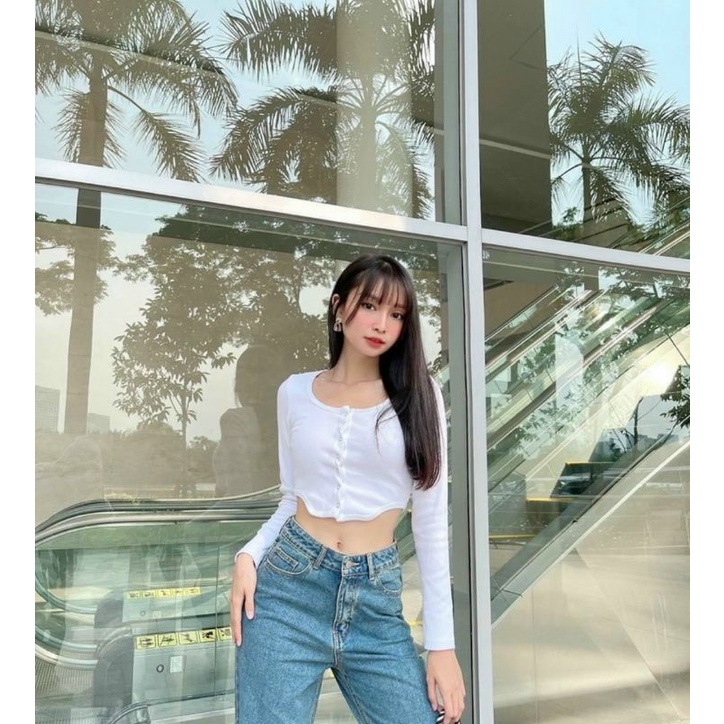 Áo gài nút tay dài