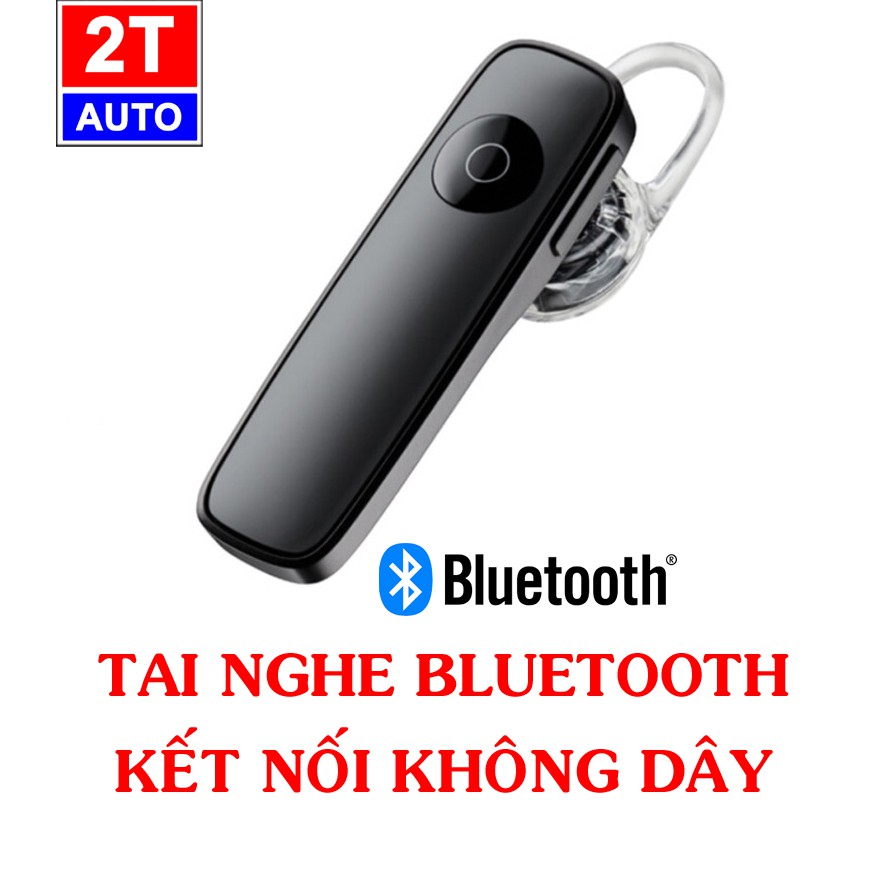 Tai nghe BLUETOOTH thế hệ mới, kết nối chuẩn 4.1 trên xe hơi và các thiết bị ngoại vi- MÀU ĐEN:   SKU:602-1