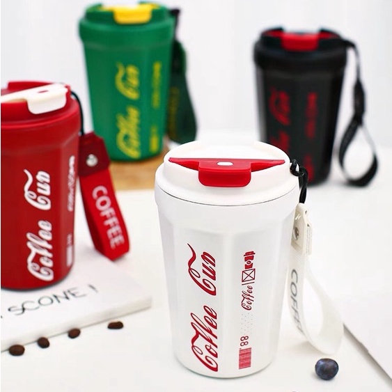 Ly Giữ Nhiệt Inox Coca Cola Coffee Cup Hàn Quốc 420ml Inox 304 Cao Cấp