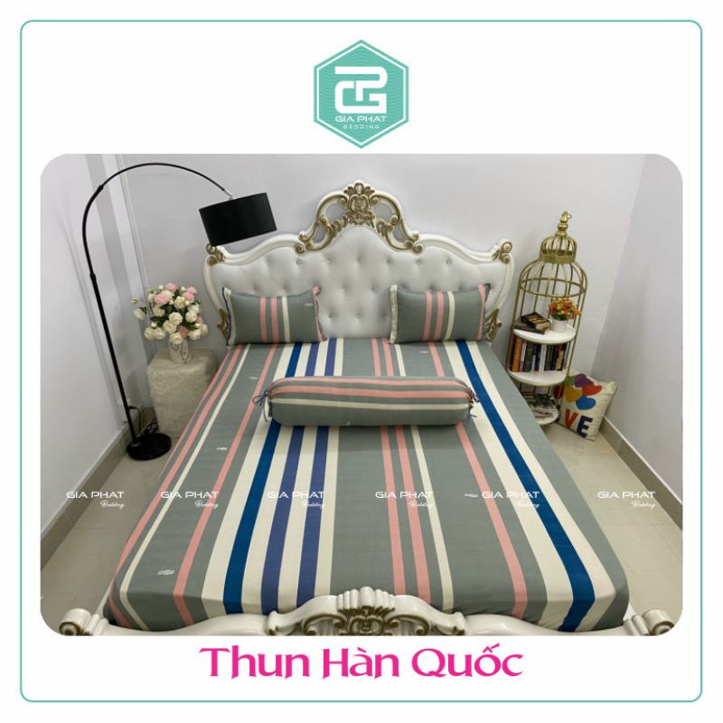 Ga giường lẻ thun Hàn Quốc ( đủ kích thước, không kèm áo gối)
