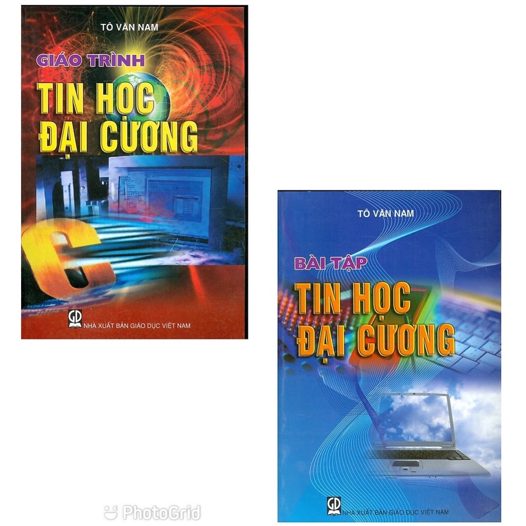 Sách - Combo Giáo Trình Tin Học Đại Cương + Bài Tập