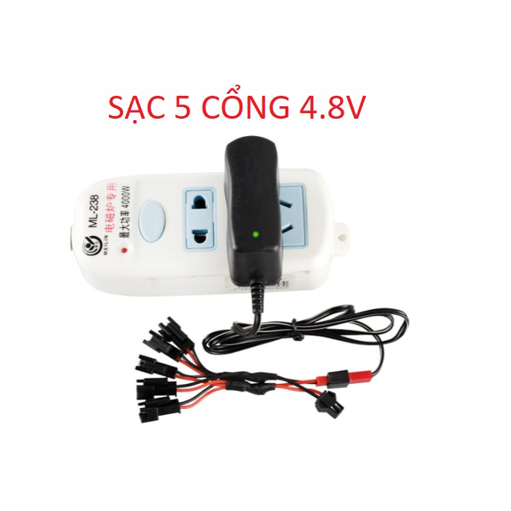 Sạc adapter 4.8v 5 cổng đồ chơi điều khiển