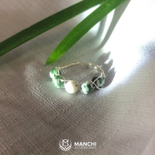 Nhẫn đá African Jade handmade