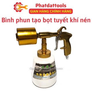 Bình xịt bọt tuyết rửa xe dùng khí nén-Dung tích 1000ml-Hàng cao cấp bền đẹp-Tặng 100ml dung dịch rửa xe không chạm
