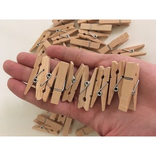 Combo 10 KẸP GỖ TRANG TRÍ treo ảnh siêu cute