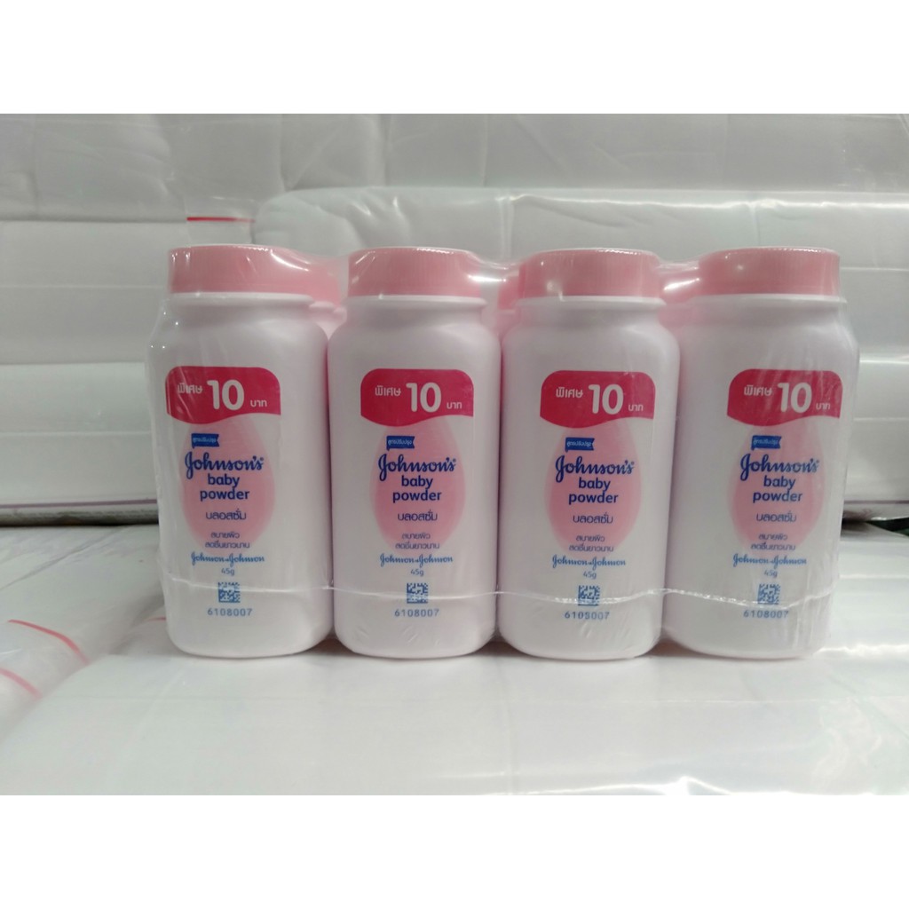 Phấn Thơm Baby Johnson chống ẩm ướt, rơm sả, bị hăm Thái Lan 180g