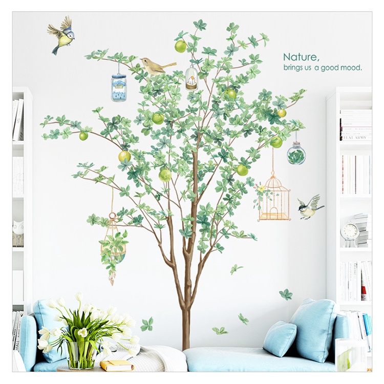 Decal dán tường cây chanh